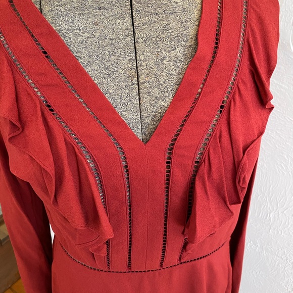 Roberto Cavalli Red Cutout Dress - Picture 4 of 5